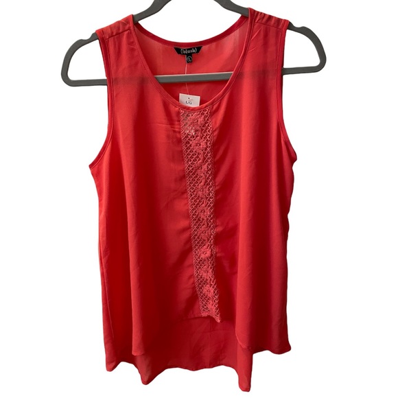 Pink lace tank top NEW WITH TAGS - Picture 1 of 3